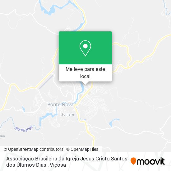 Associação Brasileira da Igreja Jesus Cristo Santos dos Últimos Dias. mapa