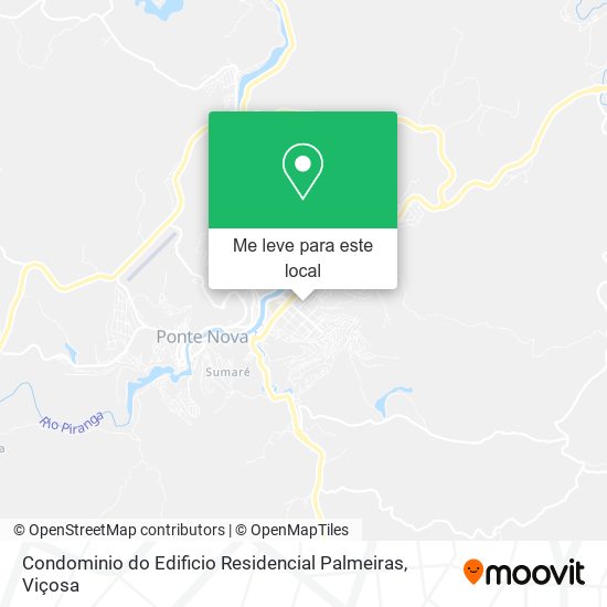 Condominio do Edificio Residencial Palmeiras mapa