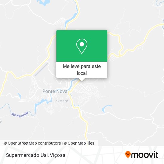 Supermercado Uai mapa