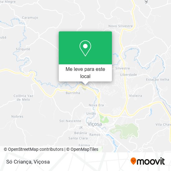 Só Criança mapa