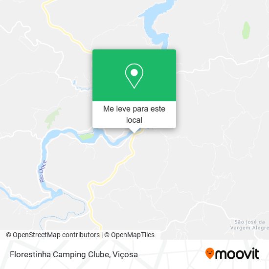 Florestinha Camping Clube mapa