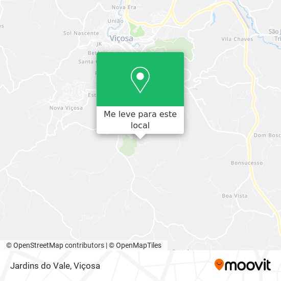 Jardins do Vale mapa