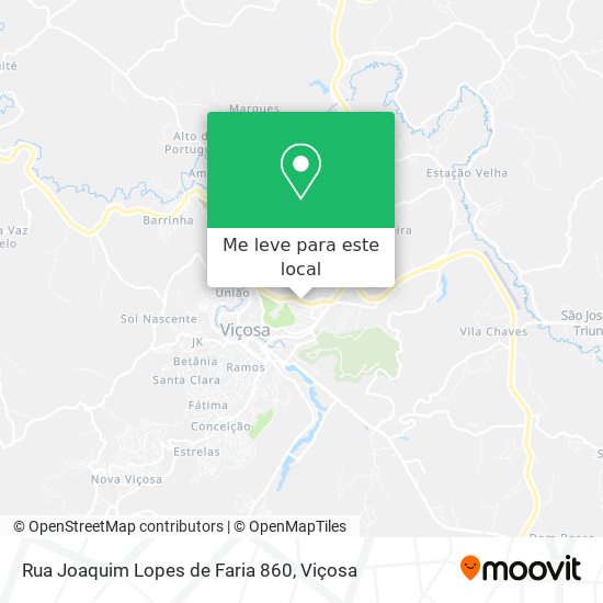 Rua Joaquim Lopes de Faria 860 mapa