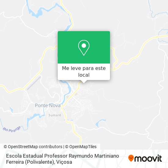 Escola Estadual Professor Raymundo Martiniano Ferreira (Polivalente) mapa