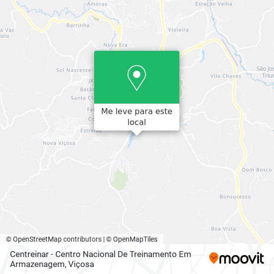 Centreinar - Centro Nacional De Treinamento Em Armazenagem mapa