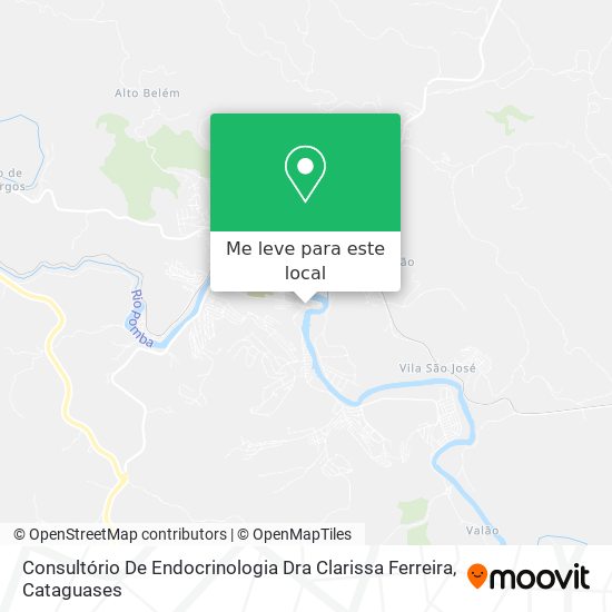 Consultório De Endocrinologia Dra Clarissa Ferreira mapa