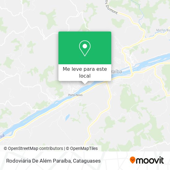 Rodoviária De Além Paraíba mapa