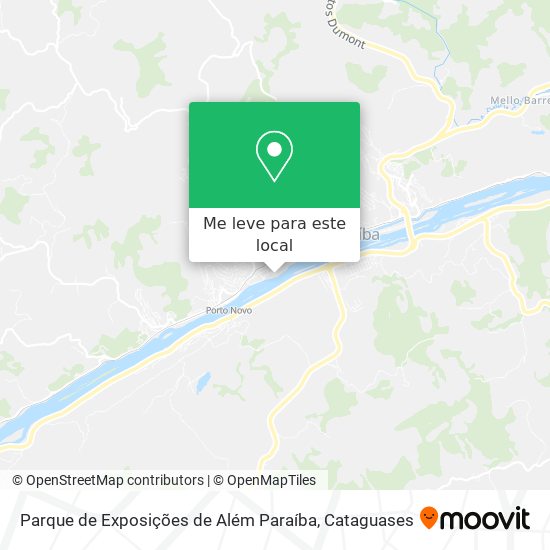 Parque de Exposições de Além Paraíba mapa