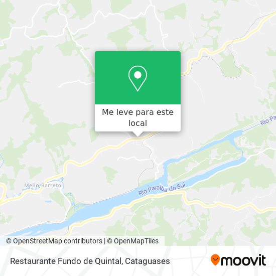 Restaurante Fundo de Quintal mapa