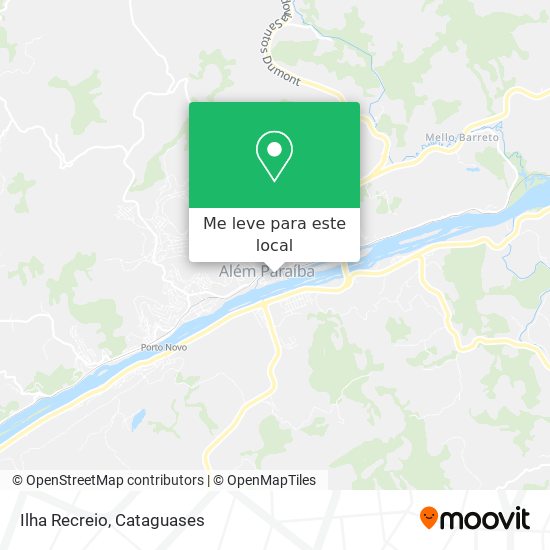 Ilha Recreio mapa