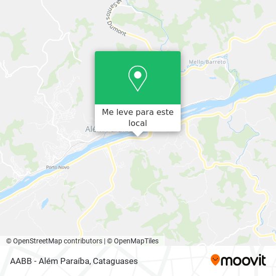 AABB - Além Paraíba mapa