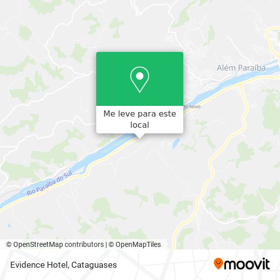 Evidence Hotel mapa