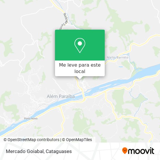 Mercado Goiabal mapa
