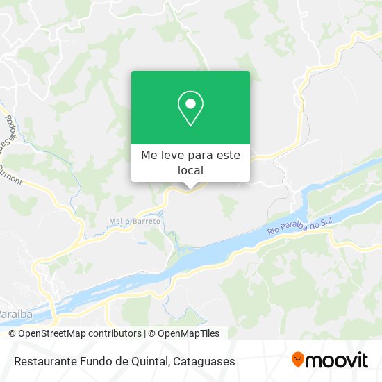 Restaurante Fundo de Quintal mapa