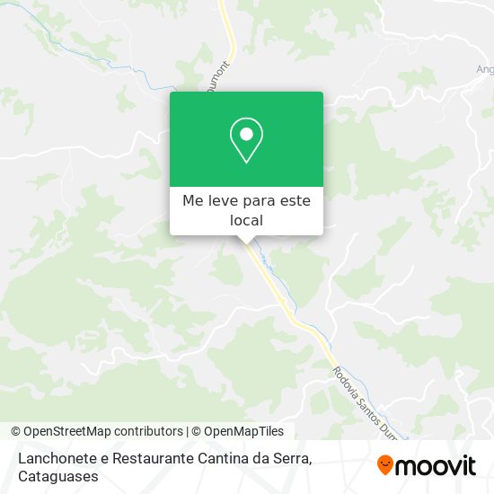 Lanchonete e Restaurante Cantina da Serra mapa