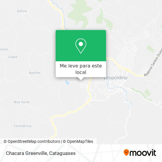 Chacara Greenville mapa