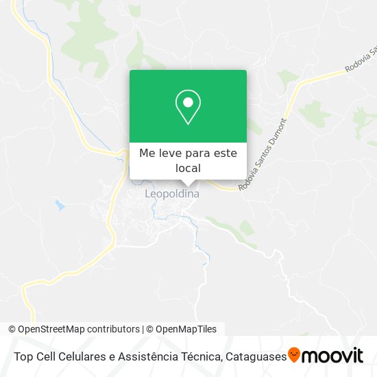 Top Cell Celulares e Assistência Técnica mapa