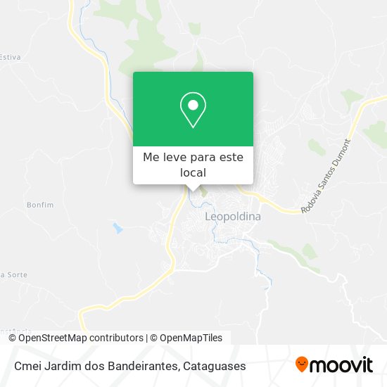 Cmei Jardim dos Bandeirantes mapa