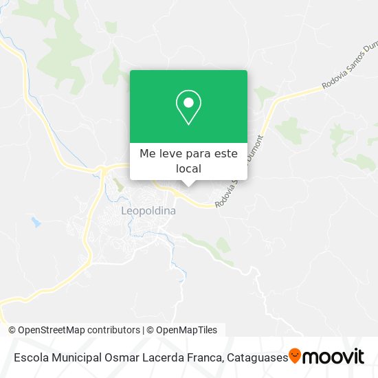 Escola Municipal Osmar Lacerda Franca mapa