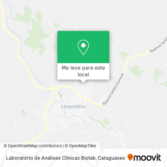 Laboratório de Análises Clínicas Biolab mapa