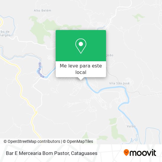 Bar E Mercearia Bom Pastor mapa