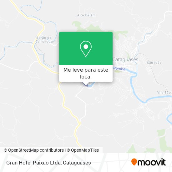 Gran Hotel Paixao Ltda mapa