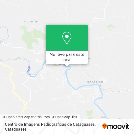 Centro de Imagens Radiograficas de Cataguases mapa