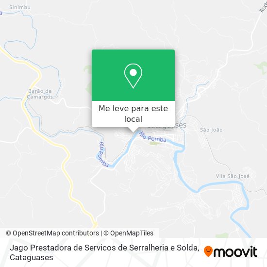 Jago Prestadora de Servicos de Serralheria e Solda mapa