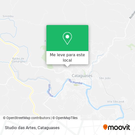 Studio das Artes mapa