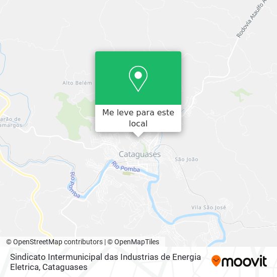 Sindicato Intermunicipal das Industrias de Energia Eletrica mapa
