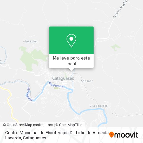 Centro Municipal de Físioterapia Dr. Lidio de Almeida Lacerda mapa