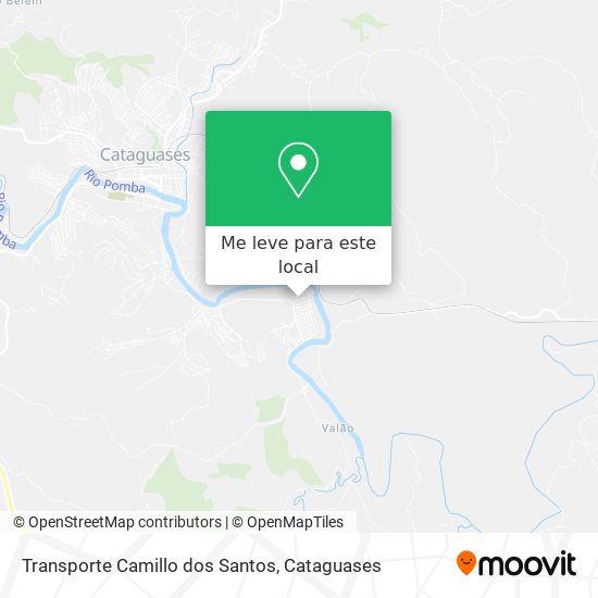 Transporte Camillo dos Santos mapa