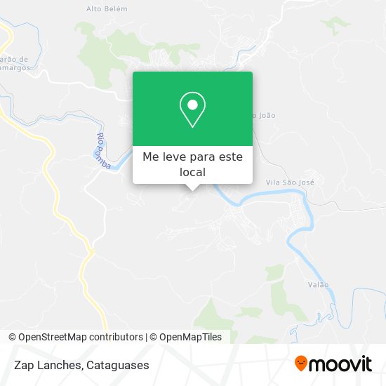 Zap Lanches mapa
