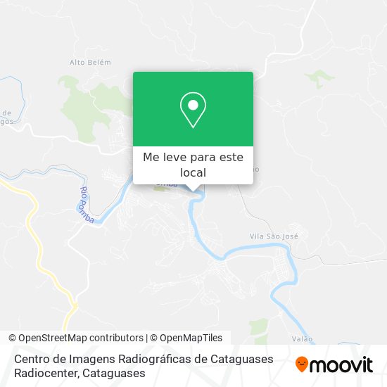 Centro de Imagens Radiográficas de Cataguases Radiocenter mapa