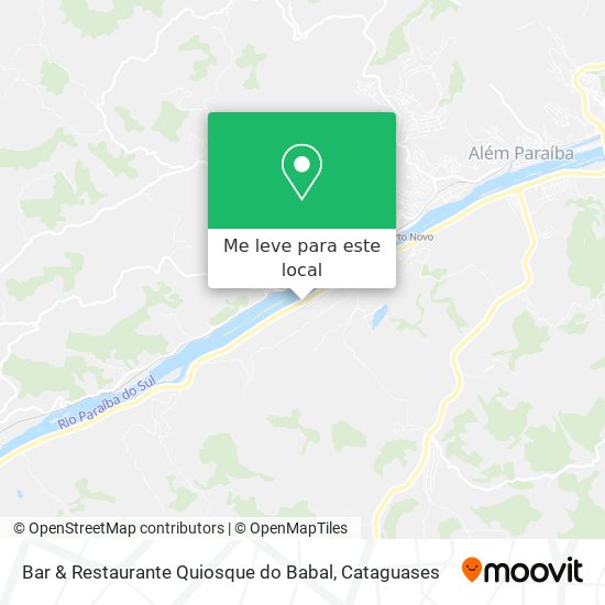 Bar & Restaurante Quiosque do Babal mapa