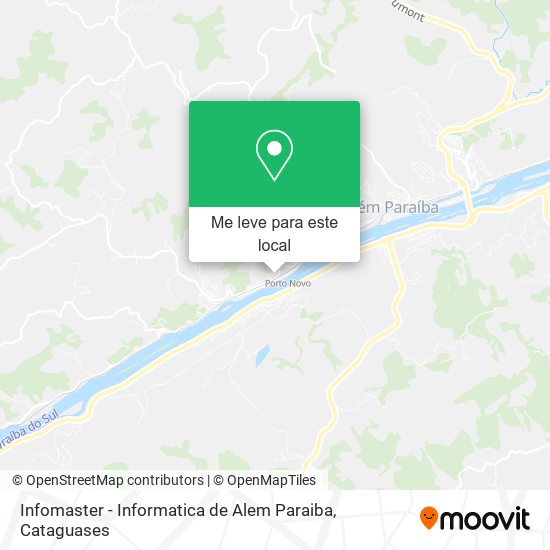 Infomaster - Informatica de Alem Paraiba mapa