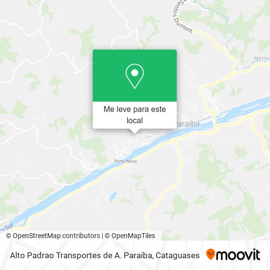 Alto Padrao Transportes de A. Paraiba mapa