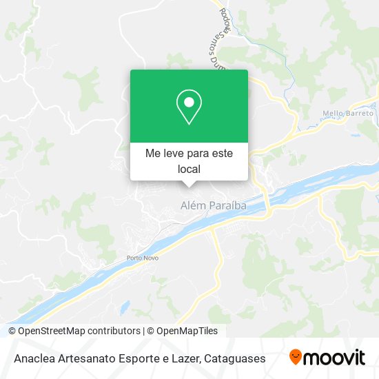 Anaclea Artesanato Esporte e Lazer mapa