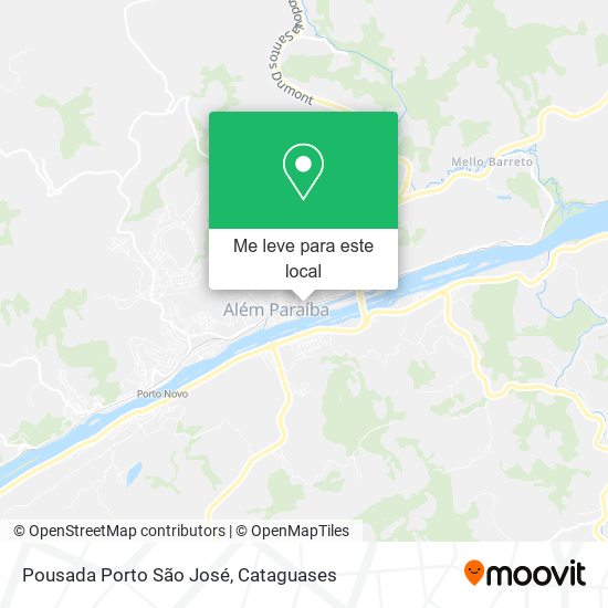 Pousada Porto São José mapa