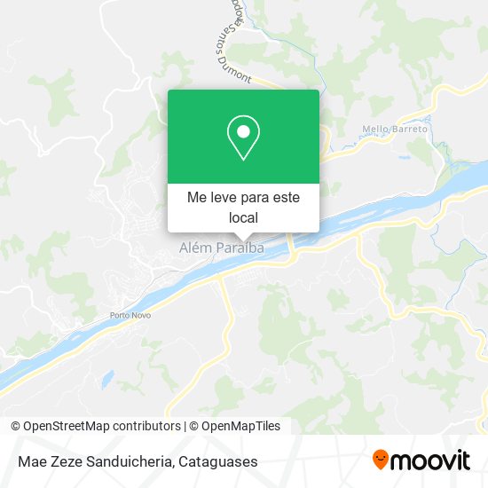 Mae Zeze Sanduicheria mapa