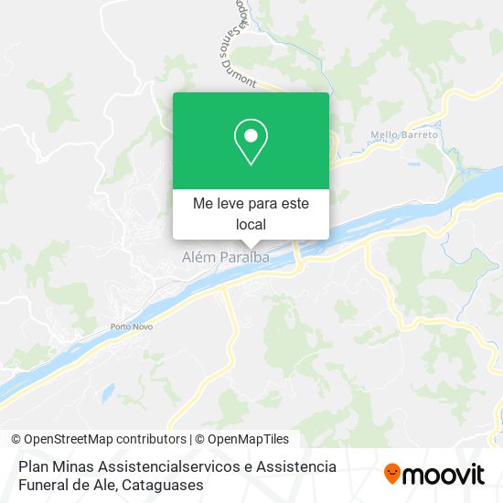Plan Minas Assistencialservicos e Assistencia Funeral de Ale mapa