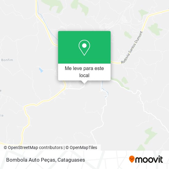 Bombola Auto Peças mapa