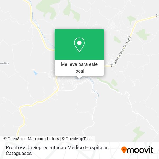 Pronto-Vida Representacao Medico Hospitalar mapa
