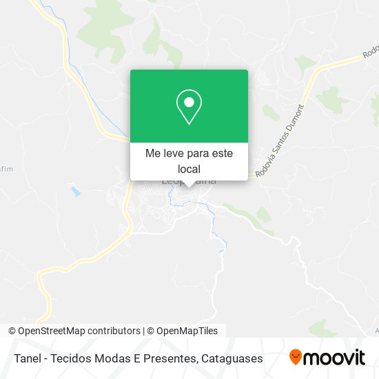 Tanel - Tecidos Modas E Presentes mapa