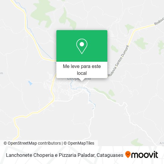 Lanchonete Choperia e Pizzaria Paladar mapa
