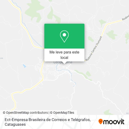 Ect-Empresa Brasileira de Correios e Telégrafos mapa