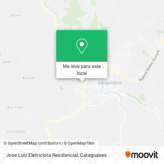 Jose Luiz Eletricista Residencial mapa