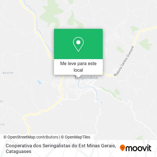 Cooperativa dos Seringalistas do Est Minas Gerais mapa