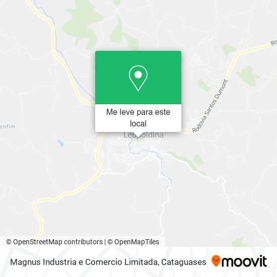 Magnus Industria e Comercio Limitada mapa