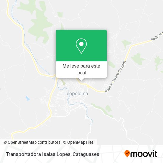 Transportadora Isaias Lopes mapa